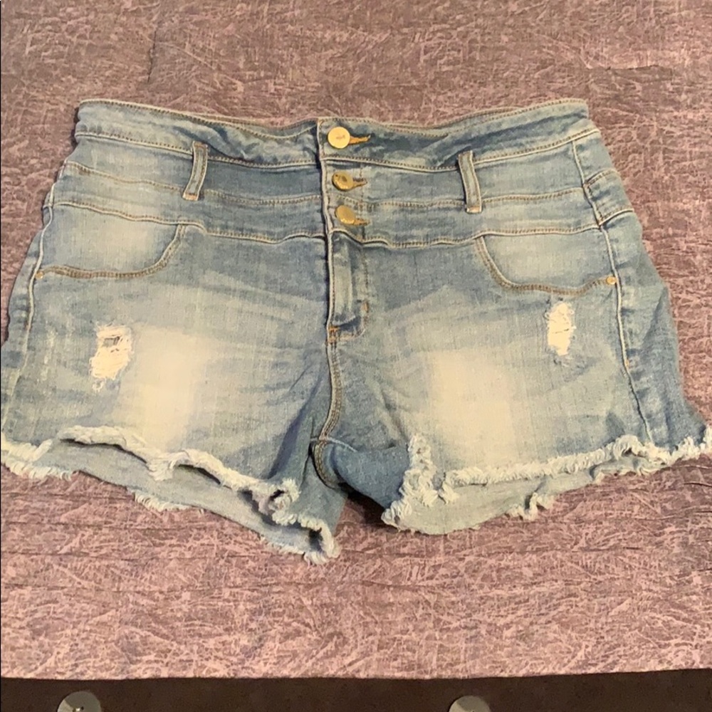 High waisted shorts